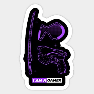 I am a Gamer Sticker